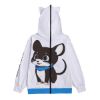 Picture of Scarf Mousey Kids Zip Up Hoodie