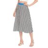 Picture of Scarf Mousey Skirt - Word Pattern Black on White