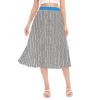 Picture of Scarf Mousey Skirt - Word Pattern Black on White