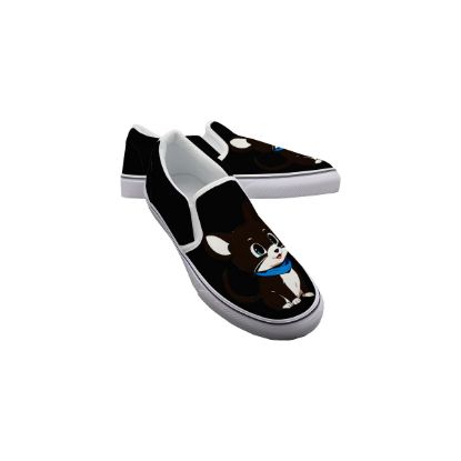 Picture of Kid's Slip On Sneakers Shoes - Black