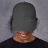 Picture of Scarf Mousey Snapback Cap - Black with Blue Lettering
