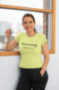Picture of Scarf Mousey Womens T-Shirt V-Neck - #strong Philippians 4:13
